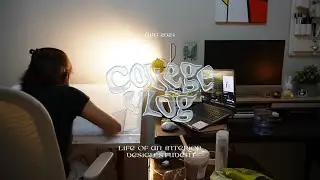 College Vlog—Life of an Interior Design Student 👩🏼‍🎨🎨 (make plates with me)