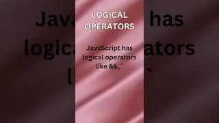 Logical operator in JavaScript