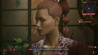 Cyberpunk 2077 - Ex-Factor: Meet Judy On Cloud's Terrace and Meet with Maiko Maeda Dialogue Gameplay