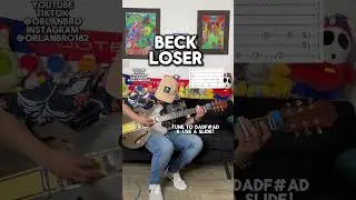 Beck - loser guitar tutorial #guitar