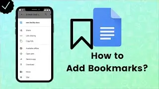 How to Add Bookmarks in Google Docs? - Google Docs Tips