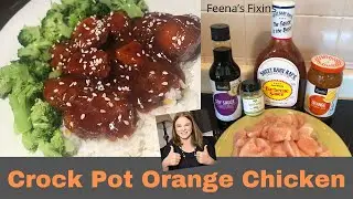 Crock Pot Orange Chicken! - So simple and delicious! Only 6 ingredients - better then takeout!!!