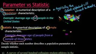 Parameter vs Statistic