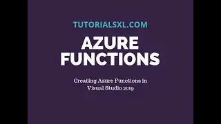 Azure Functions Getting Started