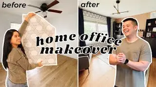 DREAM HOME OFFICE MAKEOVER! | Industrial Modern Minimalist Style