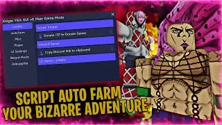 ROBLOX Your Bizarre Adventure Script Hack GUI, Auto Farm, Auto Quests ( Funcionando 2021 )