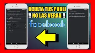 Como OCULTAR tus PUBLICACIONES en FACEBOOK ✅2025✅