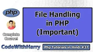 Writing and Appending to Files in PHP in Hindi | PHP Tutorial #37