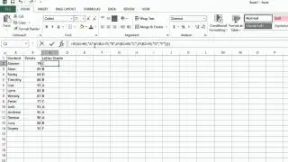 How to create a nested if then statement using Excel 2013?