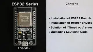 [E-1] Getting Started with ESP32 using Arduino IDE | Solution of Timed out waiting for packet header