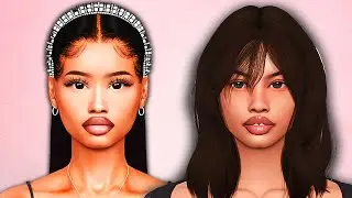 Sims 4 CAS -  BEST URBAN BLACK GIRL CC FOLDER 😨😳 | CC FOLDER & SIM DOWNLOAD