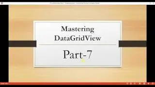 Mastering DataGridView Part-7 || How to Change the color of DataGridView row based on Condition