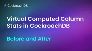 Virtual Computed Column Stats in CockroachDB tested