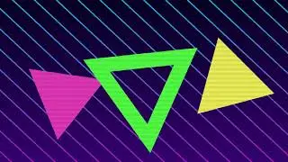 free template || 4K 05 || triangle transition || after effects