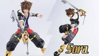 Kingdom Hearts 3 Sora Second Form Bring Arts Kai Action Figure Review