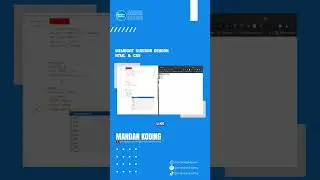 Membuat Sidebar dengan HTML & CSS #html #css #htmlcss #programmer #webdesign #webdeveloper