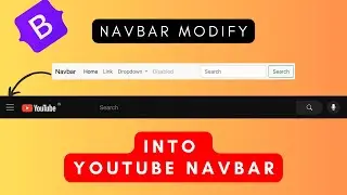 How to Customize Your Bootstrap 5 Navbar and Create a YouTube-Style Navigation Bar