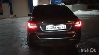 Задние светодиодные фонари лада гранта лифтбек в темное время