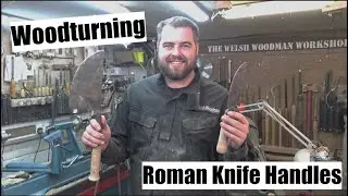 Roman knifes - Woodturning handles