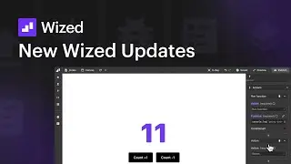 New Wized updates - UI & improvements to optimize your projects!