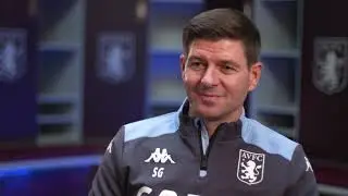 WATCH Steven Gerrards first interview on VILLATV