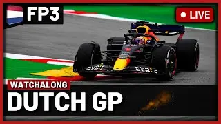 🔴F1 Live - Dutch GP FP3 Watchalong - Live Timing and Commentary (RAIN)