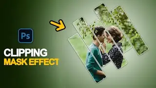 Photoshop Clipping Mask Effect | Photoshop Beginner Tutorial