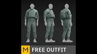 [FREE] Marvelous Designer soldier outfit