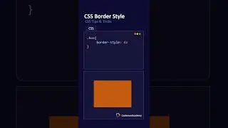 🚀 CSS Border Style 