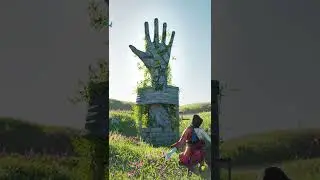 Wishing Well -  Beautiful Grasslands Concept Art In Blender - Nature Environments with Scatter 5!