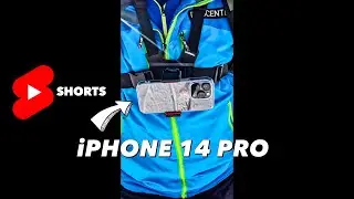 iPhone 14 Pro (Max) Action Mode SKIING #shorts