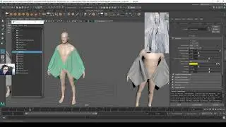 15-2 Easy Natural Looking Clothes (Human) using Maya ncloth + import zbrush, add sculpting details