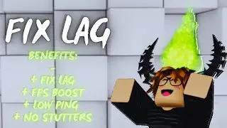 How To Fix High Ping In Roblox | ( FIX LAG + LOW PING ) ✅