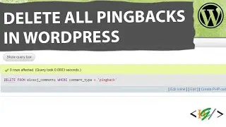 How to Delete All Pingbacks in WordPress