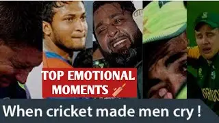 top10 emotional moments in cricket | When cricket made men cry| top 10 emotional moments in sports