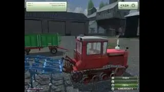 Скачать бесплатно мод гусеничного трактора Дт 75 для игры  Farming Simulator 2013 геймфан.рф