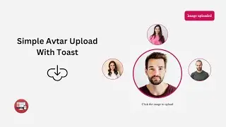 Simple Avatar Upload with Toast Using HTML, CSS, and JavaScript (2024)