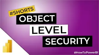 OBJECT LEVEL SECURITY in Power BI 