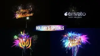 Fireworks & Explosion Logo (After Effects template)