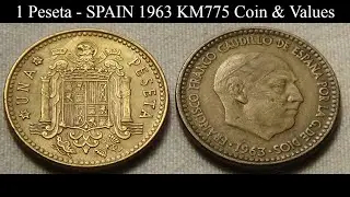 1 Peseta (Francisco Franco) - SPAIN 1963 KM775 Coin & Values