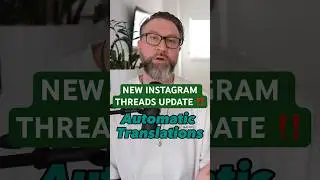 NEW INSTAGRAM THREADS UPDATE ‼️ Part 1: Automatic Translations 