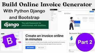 Create Invoicing App with Python Django and Bootstrap Part 2