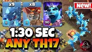 TH17 Electro Dragon Attack Strategy !! Best TH17 Attack Strategy in Clash of Clans🔥