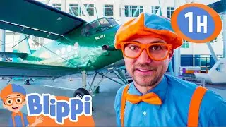 Blippi Visits The Children's Museum of Flight | Educational Videos For Kids