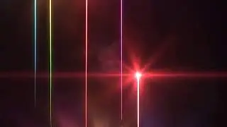 Футажи для видеомонтажа . Разноцветные огни на тёмном фоне.