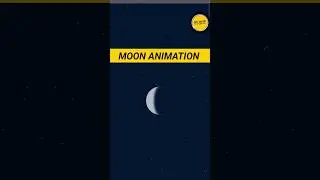 Moon animation with HTML and CSS |CSS animation 