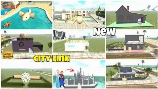 😍Disney Caster 🏰 + Burger shop + New City Link in indian bike driving 3d