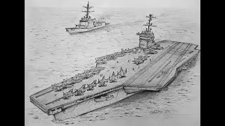 How to Draw an Aircraft Carrier