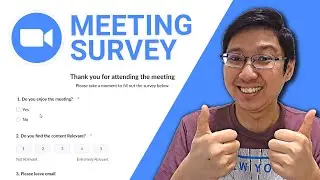 How to Set up and Create Zoom Post Meeting Survey [UPDATED Tutorial]