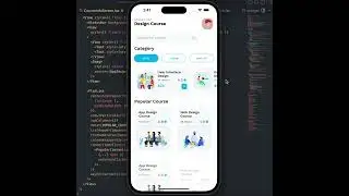 Free Design Course UI template created in react native | #shorts #opensource